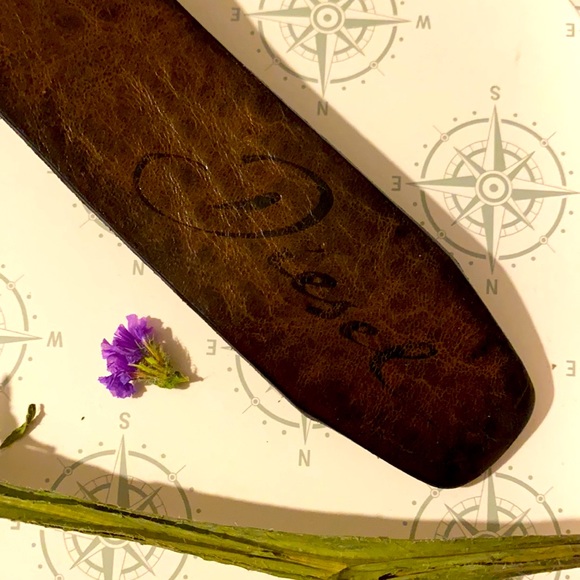 Diesel Cow Leather Belt Made In ITaly size 85cm - Picture 8 of 13